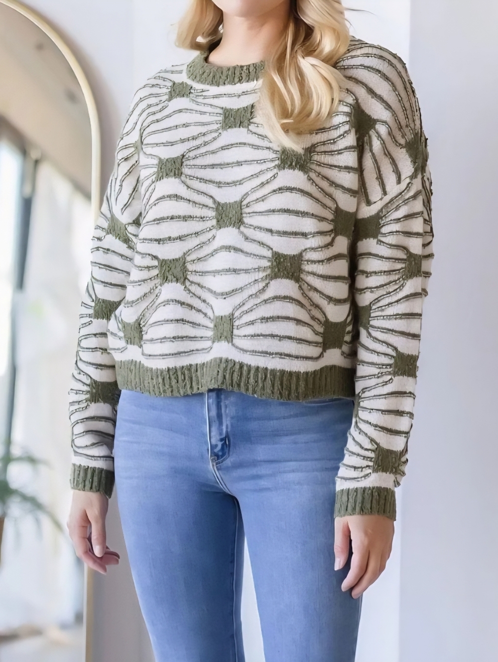 Maxine Andie Abstract Sweater
